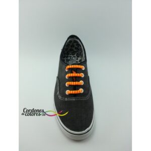 Cordon Ovalado Impreso Naranja Fluorescente Padded Carnival