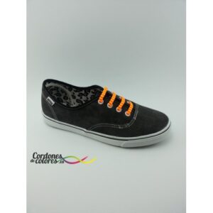Cordon Ovalado Impreso Naranja Fluorescente Padded Carnival