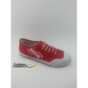 Cordon Ovalado Impreso Rojo Blanco Padded Carnival