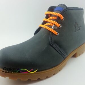 Cordon Ovalado Impreso Naranja Fluorescente Padded Carnival