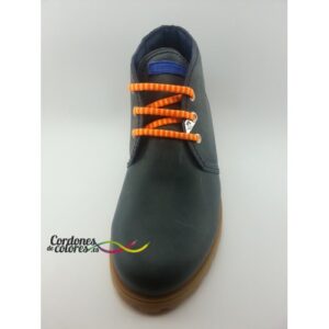 Cordon Ovalado Impreso Naranja Fluorescente Padded Carnival