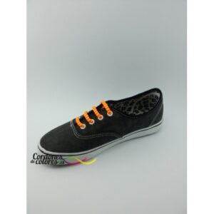 Cordon Ovalado Impreso Naranja Fluorescente Padded Carnival