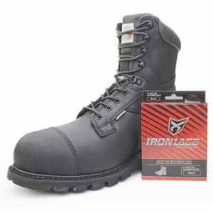 Cordon Redondo Extra Fuerte Iron Negro