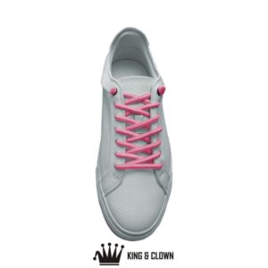 Cordones Elásticos Adaptable Rosa Fluor