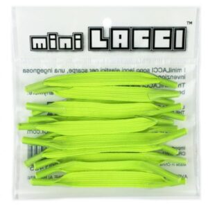 Cordones Elasticos mini LACCI Amarillo Fluor