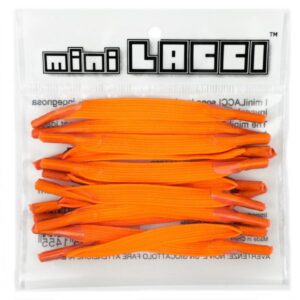 Cordones Elasticos mini LACCI Naranja Fluor