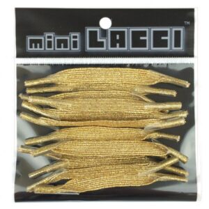 Cordones Elasticos mini LACCI Oro Glitter