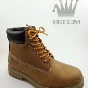 Cordones Redondos Panama King and Clown Amarillo Marrón