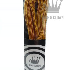 Cordones Redondos Panama King and Clown Amarillo Marrón