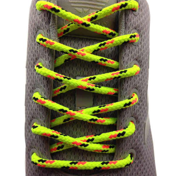Cordones Redondos Sport Amarillo Fluor King and Clown