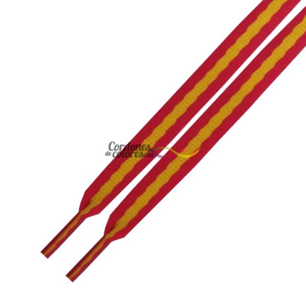 Cordones Planos Bandera España 110cm