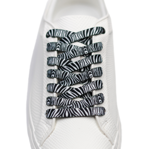 Cordones Estampados Cebra Exclusive