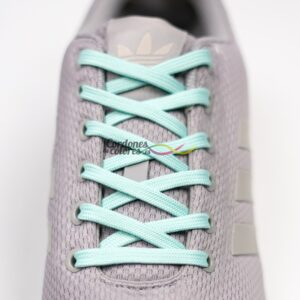 Cordones Planos Sport Menta Suave 120