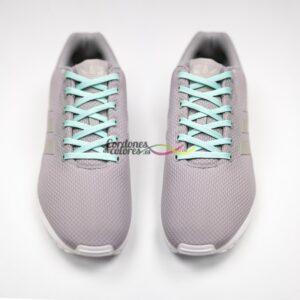 Cordones Planos Sport Menta Suave 120