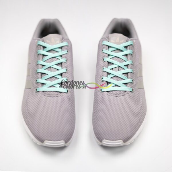 Cordones Planos Sport Menta Suave 120