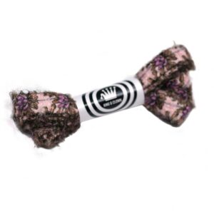 Cordones Planos Estampados Flores Rosa Púrpura