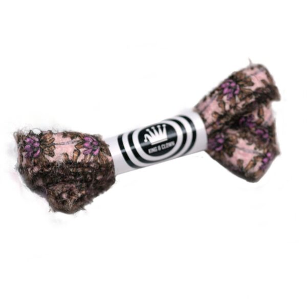 Cordones Planos Estampados Flores Rosa Púrpura