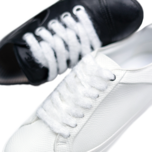 Cordones Pelo Largo Blanco