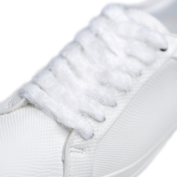 Cordones Pelo Largo Blanco