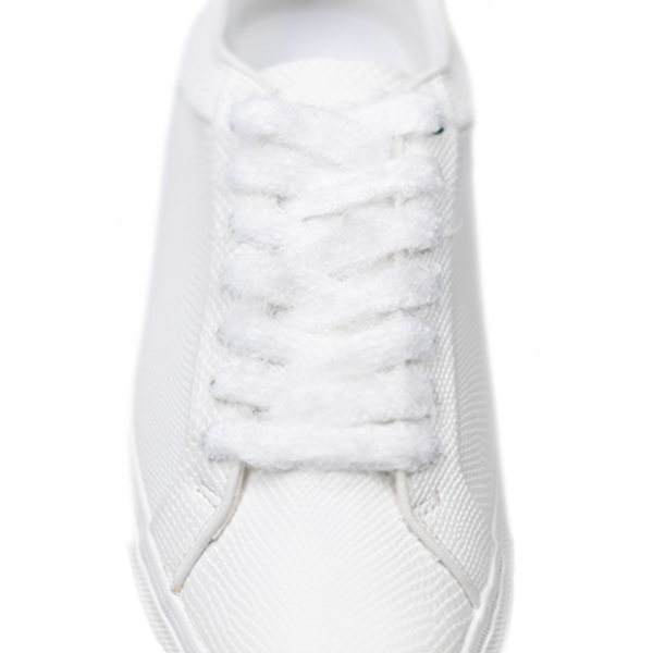 Cordones Pelo Largo Blanco