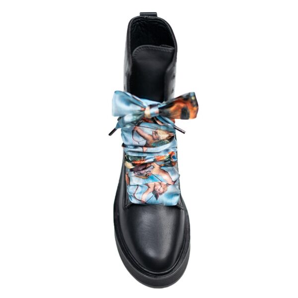 Cordones Planos Estampados Raso Cupido