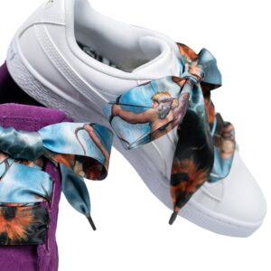 Cordones Planos Estampados Raso Cupido