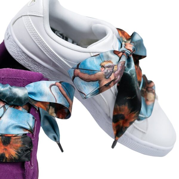 Cordones Planos Estampados Raso Cupido