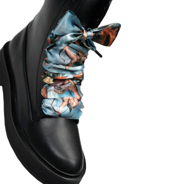 Cordones Planos Estampados Raso Cupido