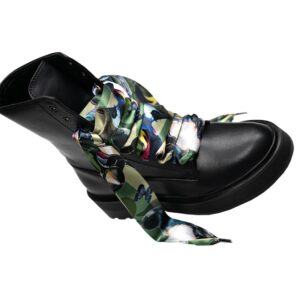 Cordones Planos Estampados Raso Pajaros