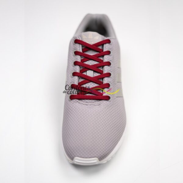 Cordones Planos Sport Granate 120