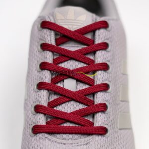 Cordones Planos Sport Granate 120