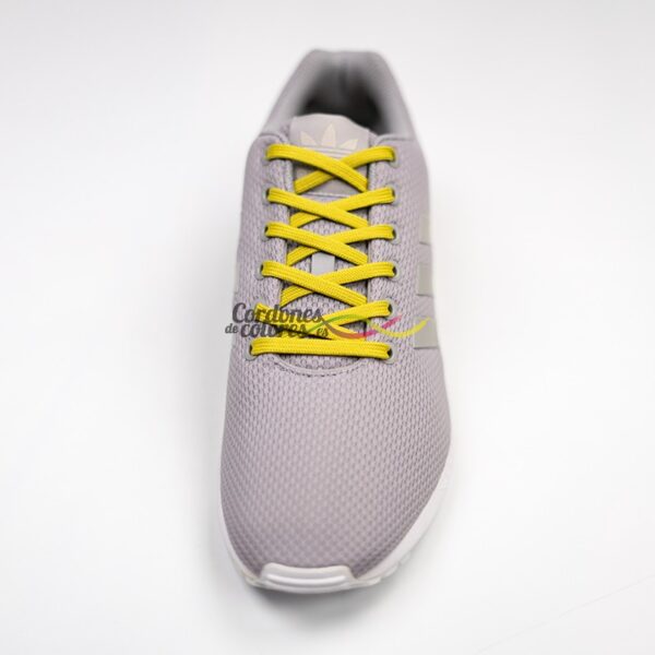 Cordones Planos Sport Mostaza 120