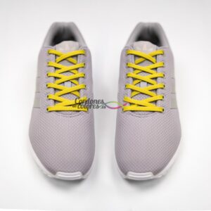 Cordones Planos Sport Mostaza 120