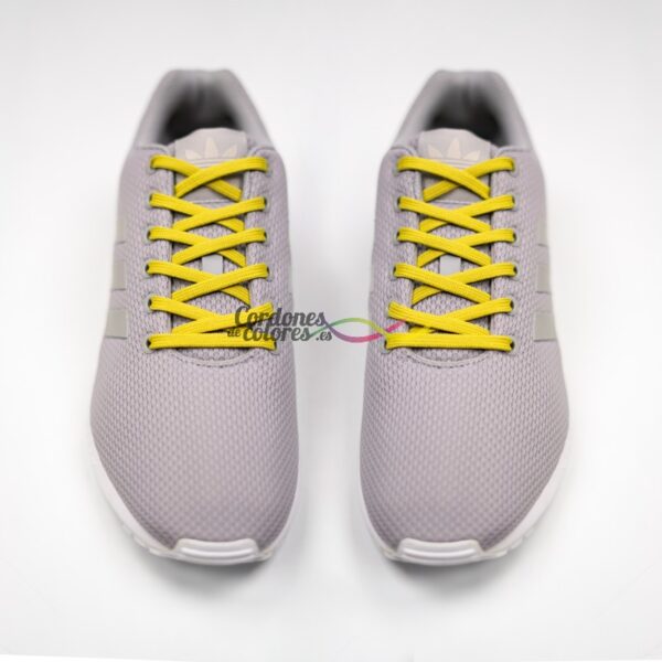 Cordones Planos Sport Mostaza 120