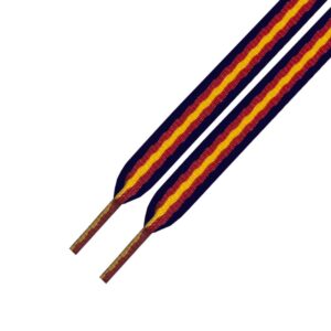 Cordones Planos Bandera España Azul Marino 110cm