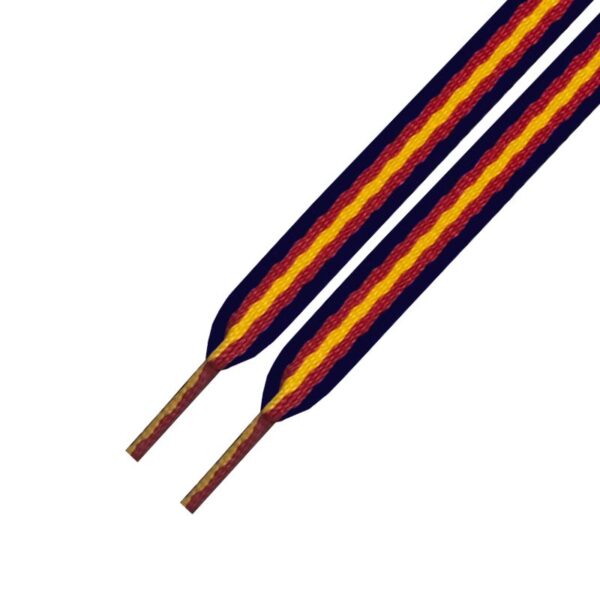 Cordones Planos Bandera España Azul Marino 110cm